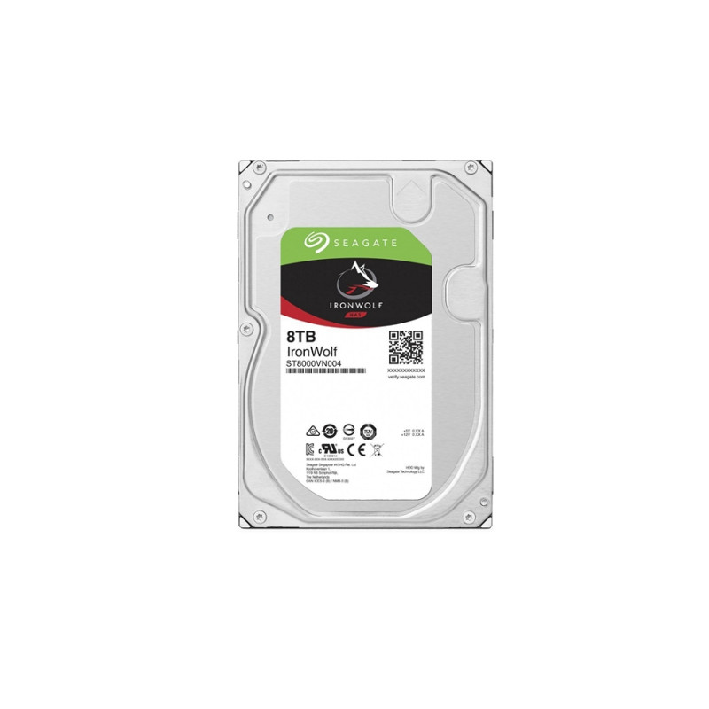 Seagate ST8000VN004 IronWolf 3.5インチ内蔵 HDD(8TB・SATA600・7200 rpm)